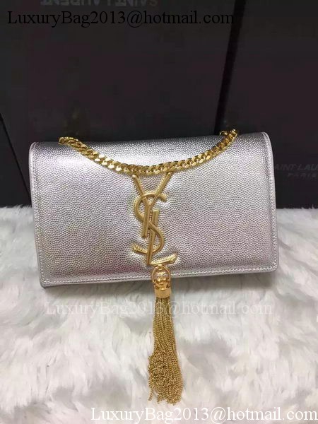 Yves Saint Laurent Cross-body Shoulder Bag Y9014 Silver