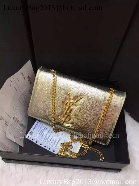 Yves Saint Laurent Cross-body Shoulder Bag Y9015 Gold