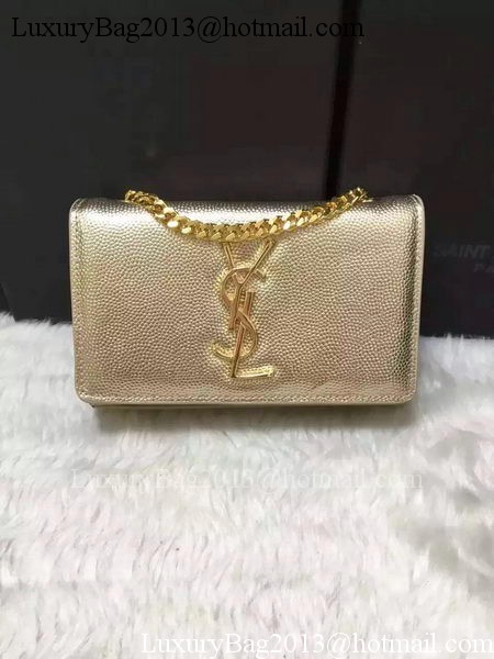 Yves Saint Laurent Cross-body Shoulder Bag Y9015 Gold