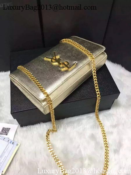 Yves Saint Laurent Cross-body Shoulder Bag Y9015 Gold