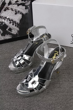 Yves Saint Laurent 100mm Sandal YSL293 Silver