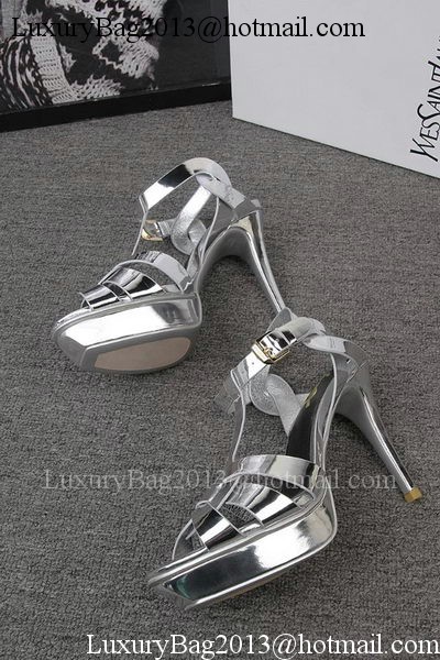 Yves Saint Laurent 100mm Sandal YSL293 Silver