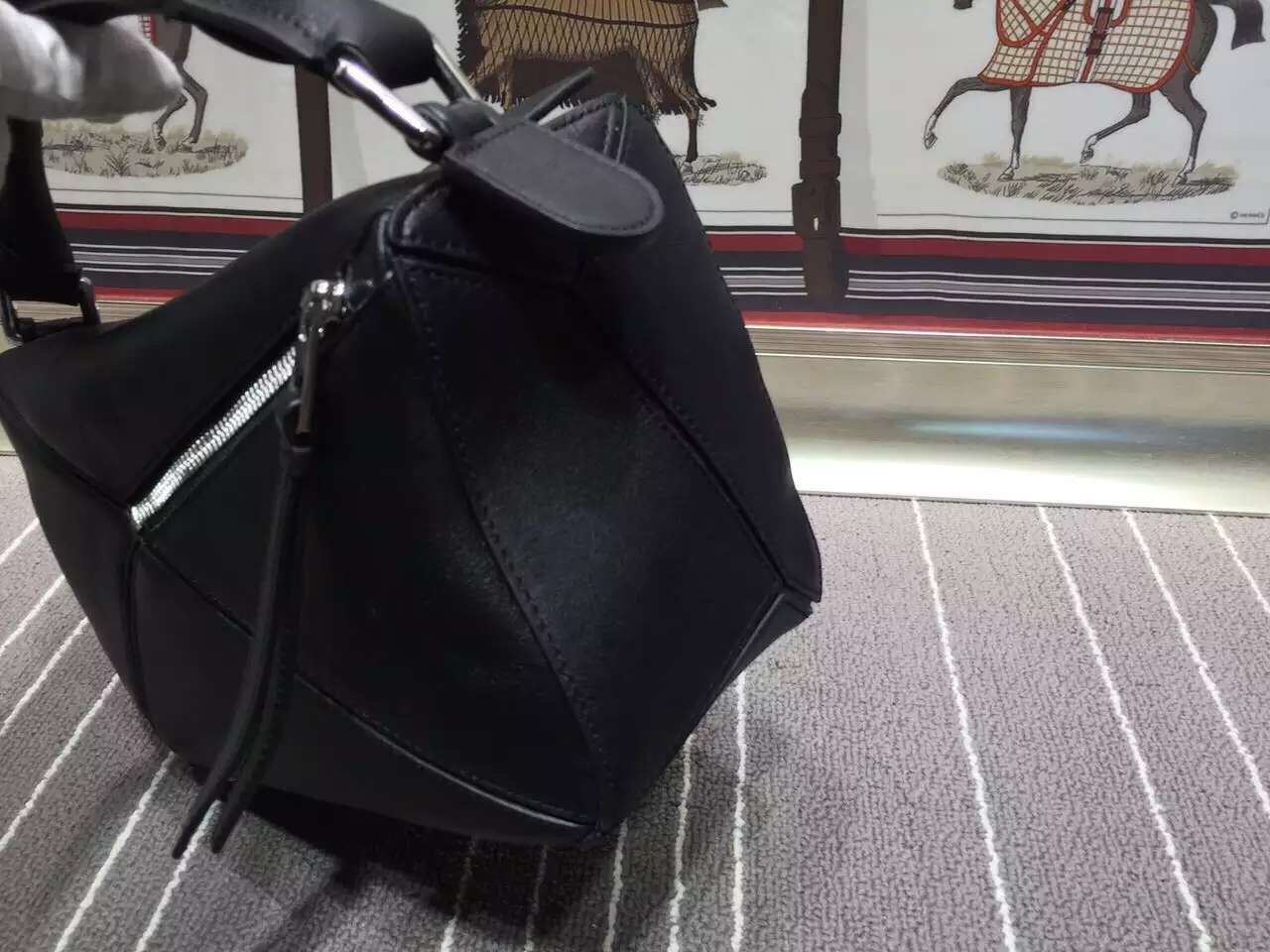 Loewe Puzzle Large Bag Original Leather L9122 Black