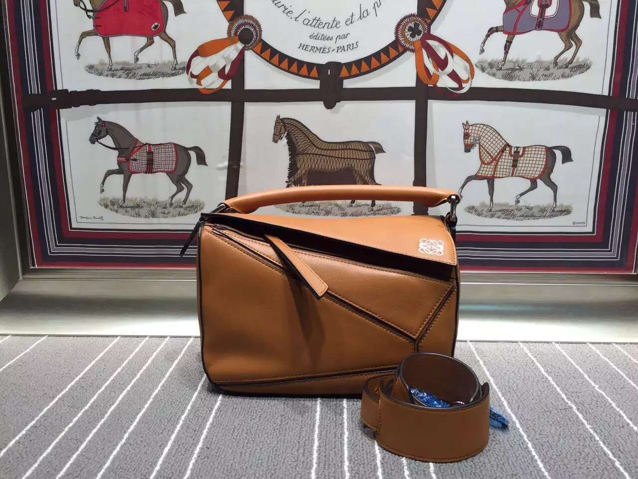 Loewe Puzzle Large Bag Original Leather L9122 Brown