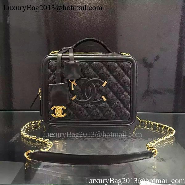 Chanel Shoulder Bag Original Calfskin Leather CHA6678 Black