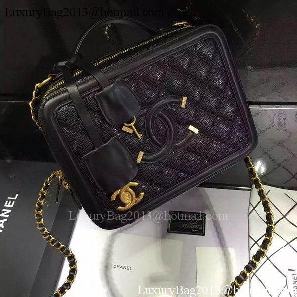 Chanel Shoulder Bag Original Calfskin Leather CHA6678 Black