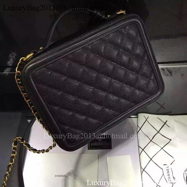 Chanel Shoulder Bag Original Calfskin Leather CHA6678 Black