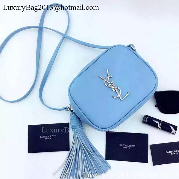 Yves Saint Laurent Monogram Blogger Bag Y16SS SKyBlue