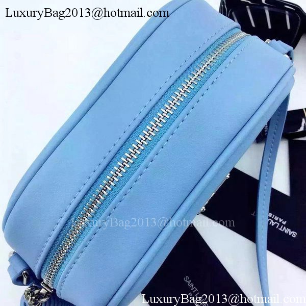 Yves Saint Laurent Monogram Blogger Bag Y16SS SKyBlue