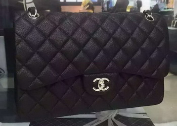 Chanel Classic Flap Bag Original Deerskin Leather CHA5212 Black