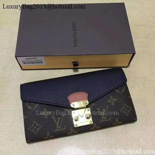 Louis Vuitton Monogram Canvas PALLAS WALLET M58413 Black