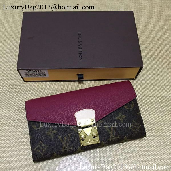 Louis Vuitton Monogram Canvas PALLAS WALLET M58413 Purple