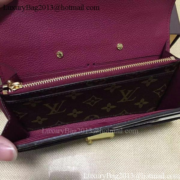 Louis Vuitton Monogram Canvas PALLAS WALLET M58413 Purple