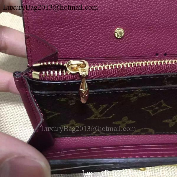 Louis Vuitton Monogram Canvas PALLAS WALLET M58413 Purple