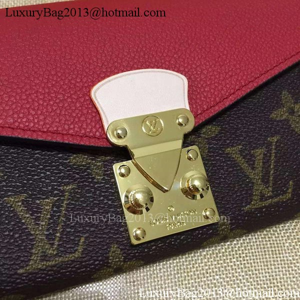 Louis Vuitton Monogram Canvas PALLAS WALLET M58413 Red