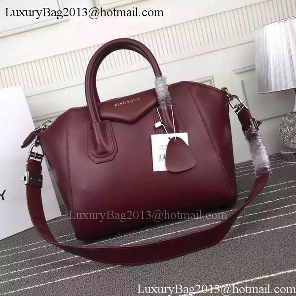 Givenchy Antigona Bag Calfskin Leather G66552 Burgundy