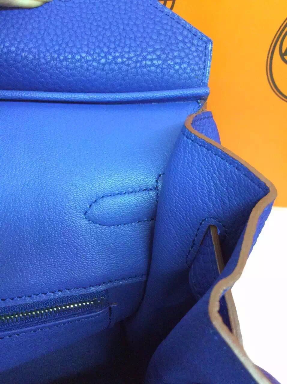 Hermes Birkin 35CM 30CM Tote Bag Grainy Leather H35H30 Blue