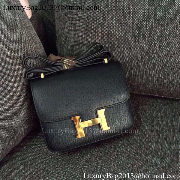 Hermes Constance Bag Calfskin Leather H9999 Black