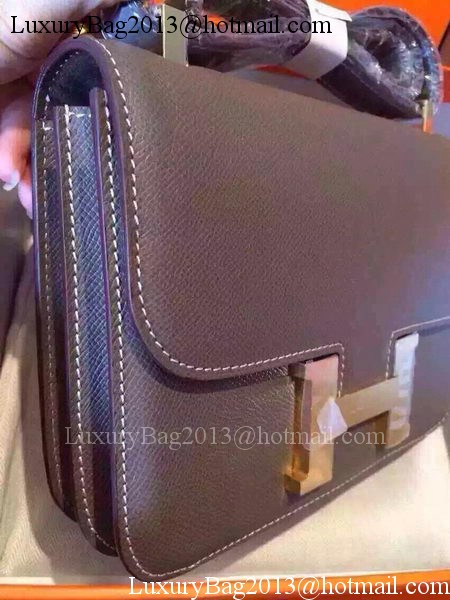 Hermes Constance Bag Calfskin Leather H9999 Grey