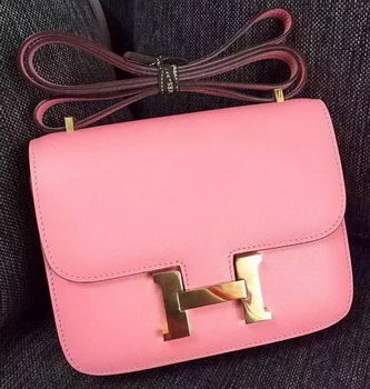 Hermes Constance Bag Calfskin Leather H9999 Pink