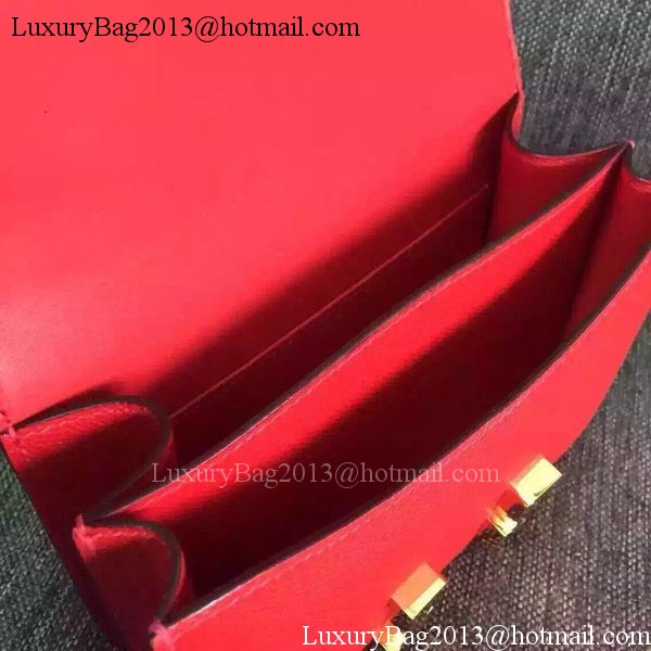 Hermes Constance Bag Calfskin Leather H9999 Red