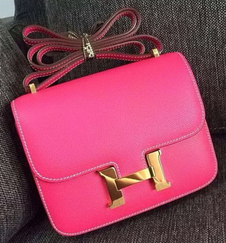 Hermes Constance Bag Calfskin Leather H9999 Rose