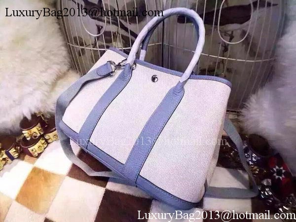 Hermes Garden Party 36cm Tote Bags Canvas HGP1927 Light Blue