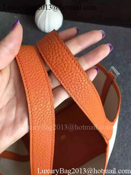 Hermes Picotin Lock 18cm Bag Canvas HPL8618T Orange