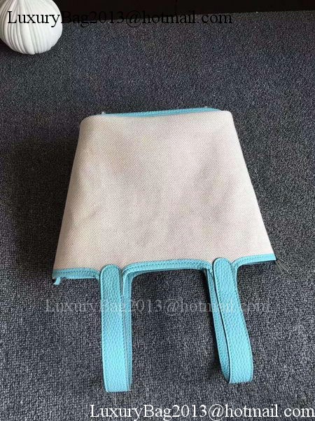 Hermes Picotin Lock 18cm Bag Canvas HPL8618T Light Blue