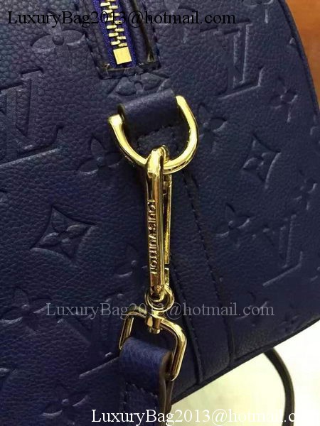 Louis Vuitton Monogram Empreinte Speedy 30 Bag M40762 Royal