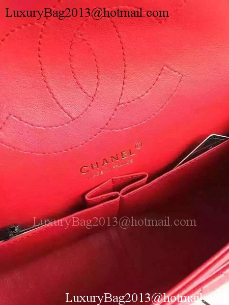 Chanel Classic Flap Bag Red Original Leather CHA8575 Gold