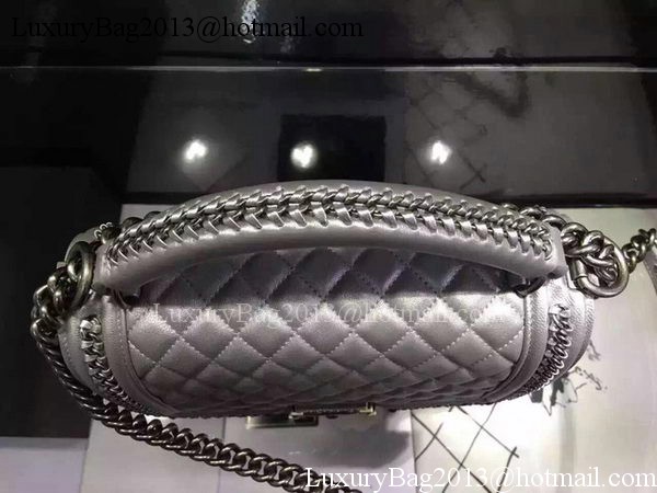 Chanel Classic Top Flap Bag Original Leather A90095 Silver