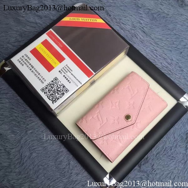 Louis Vuitton Monogram Empreinte COMPACT CURIEUSE WALLET M60568 Pink