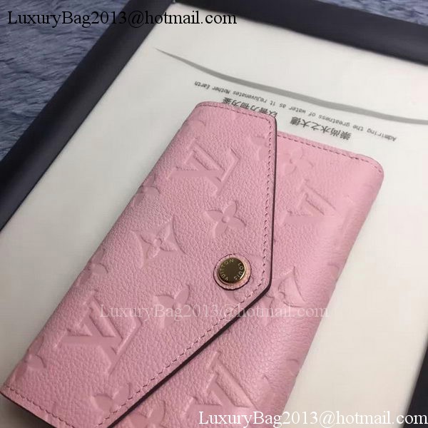 Louis Vuitton Monogram Empreinte COMPACT CURIEUSE WALLET M60568 Pink