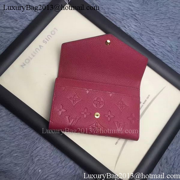 Louis Vuitton Monogram Empreinte COMPACT CURIEUSE WALLET M60568 Purple