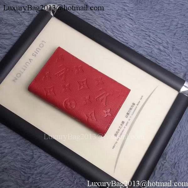 Louis Vuitton Monogram Empreinte COMPACT CURIEUSE WALLET M60568 Red