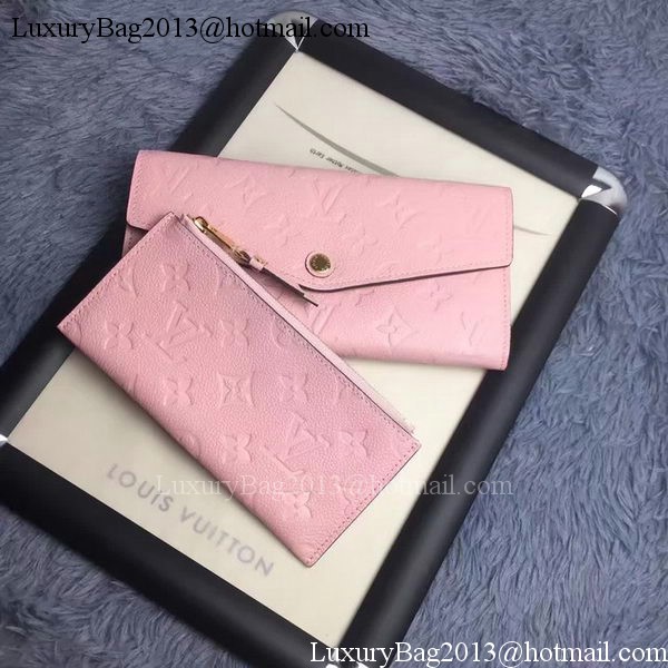 Louis Vuitton Monogram Empreinte WALLET M60565 Pink