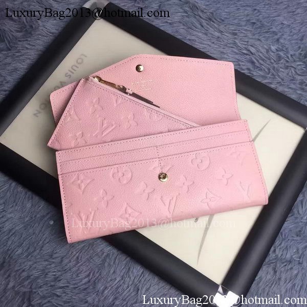 Louis Vuitton Monogram Empreinte WALLET M60565 Pink