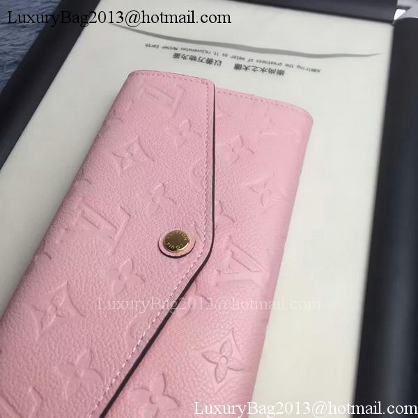 Louis Vuitton Monogram Empreinte WALLET M60565 Pink