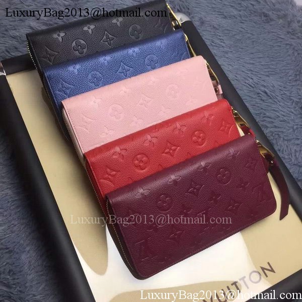 Louis Vuitton Monogram Empreinte ZIPPY WALLET M60571 Purple