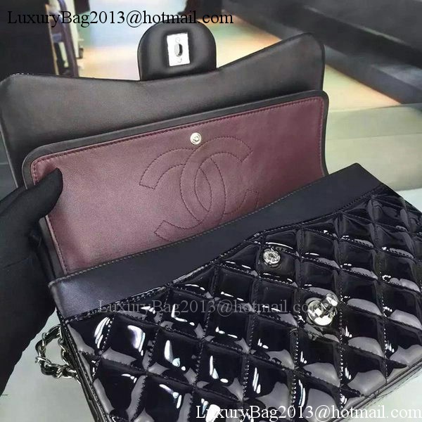 Chanel Classic Flap Bag Original Patent Leather CHA7212 Black