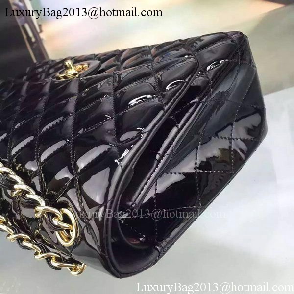 Chanel Classic Flap Bag Original Patent Leather CHA7212 Black