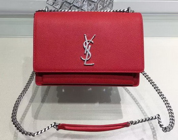 Yves Saint Laurent Cross-body Shoulder Bag Y13927 Red