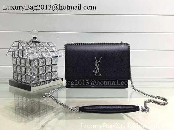 Yves Saint Laurent Cross-body Shoulder Bag Y13928 Black