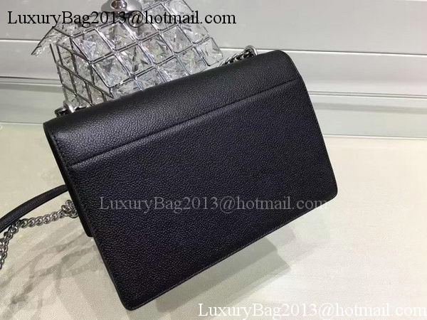 Yves Saint Laurent Cross-body Shoulder Bag Y13928 Black