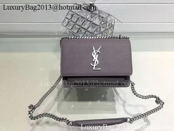 Yves Saint Laurent Cross-body Shoulder Bag Y13928 Grey