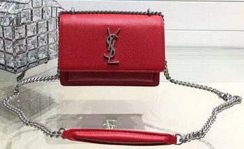 Yves Saint Laurent Cross-body Shoulder Bag Y13928 Red