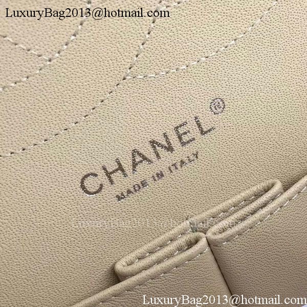 Chanel Classic Flap Bag Original Cannage Patterns A1119 Apricot