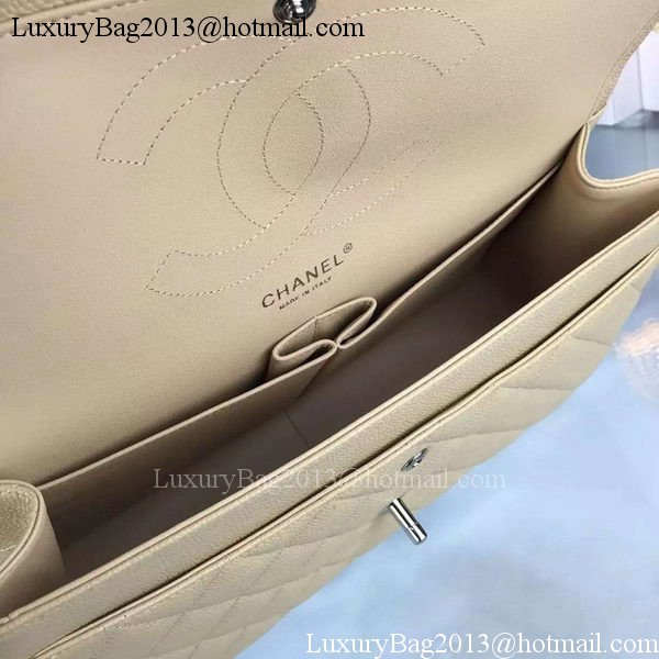 Chanel Classic Flap Bag Original Cannage Patterns A1119 Apricot