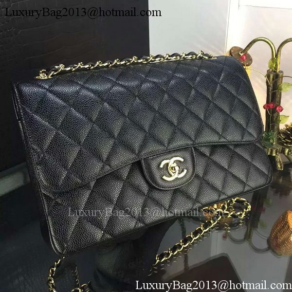 Chanel Classic Flap Bag Original Cannage Patterns A1119 Black